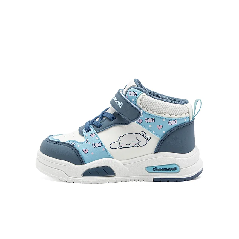 Детские кроссовки для скейтбординга с принтом Sanrio Hello Kitty, Dark Blue/White-Cinnamoroll