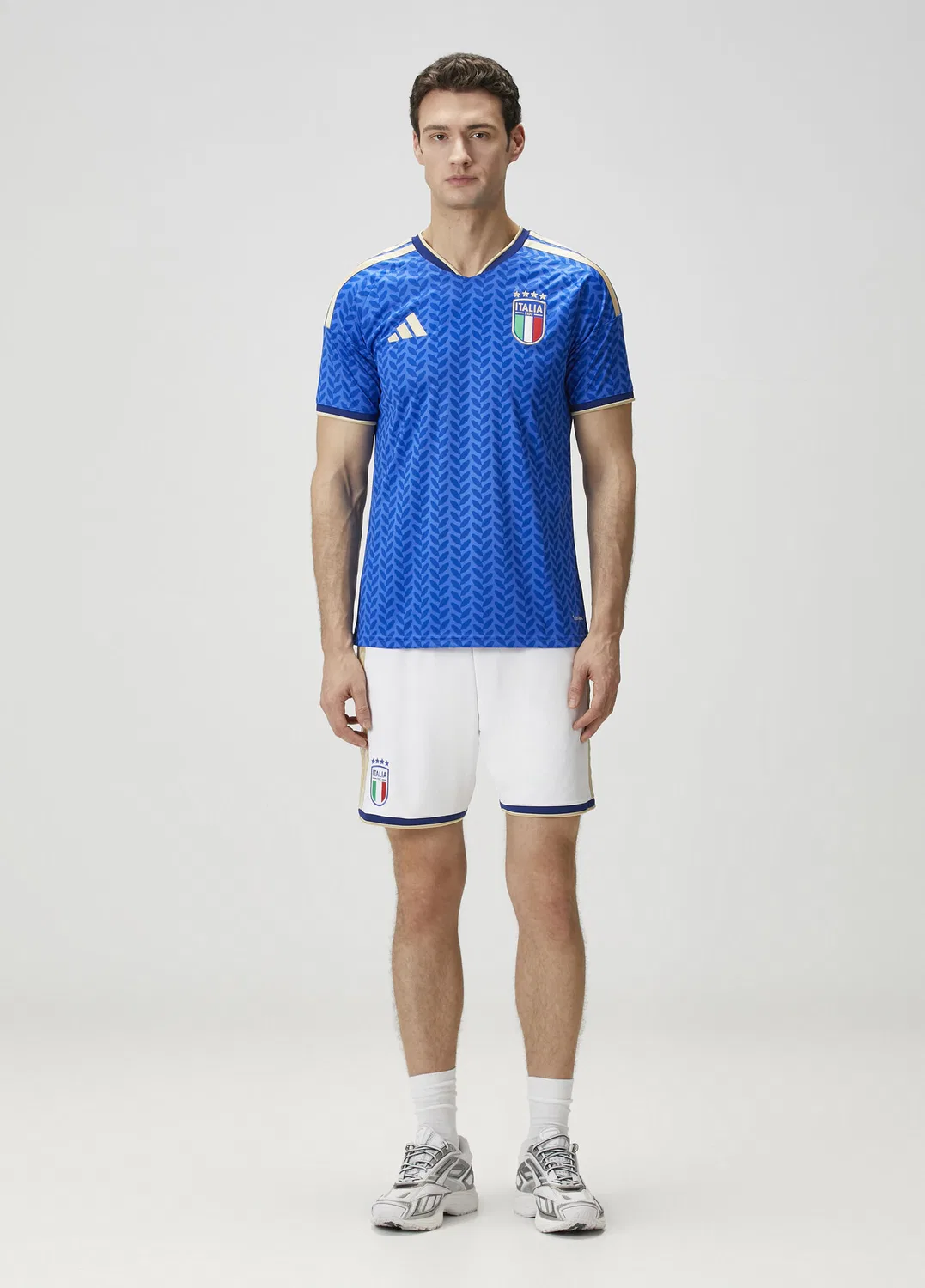 Футболка Adidas Italy 26 Home Authentic, Mavi — фото 2