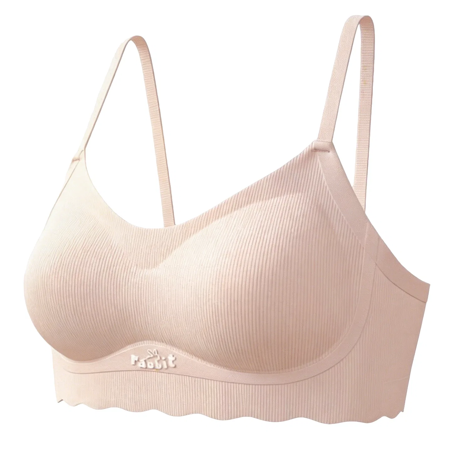 Детский топ-майка для девочек без бретелек хлопковый Red Bean, Light Pink