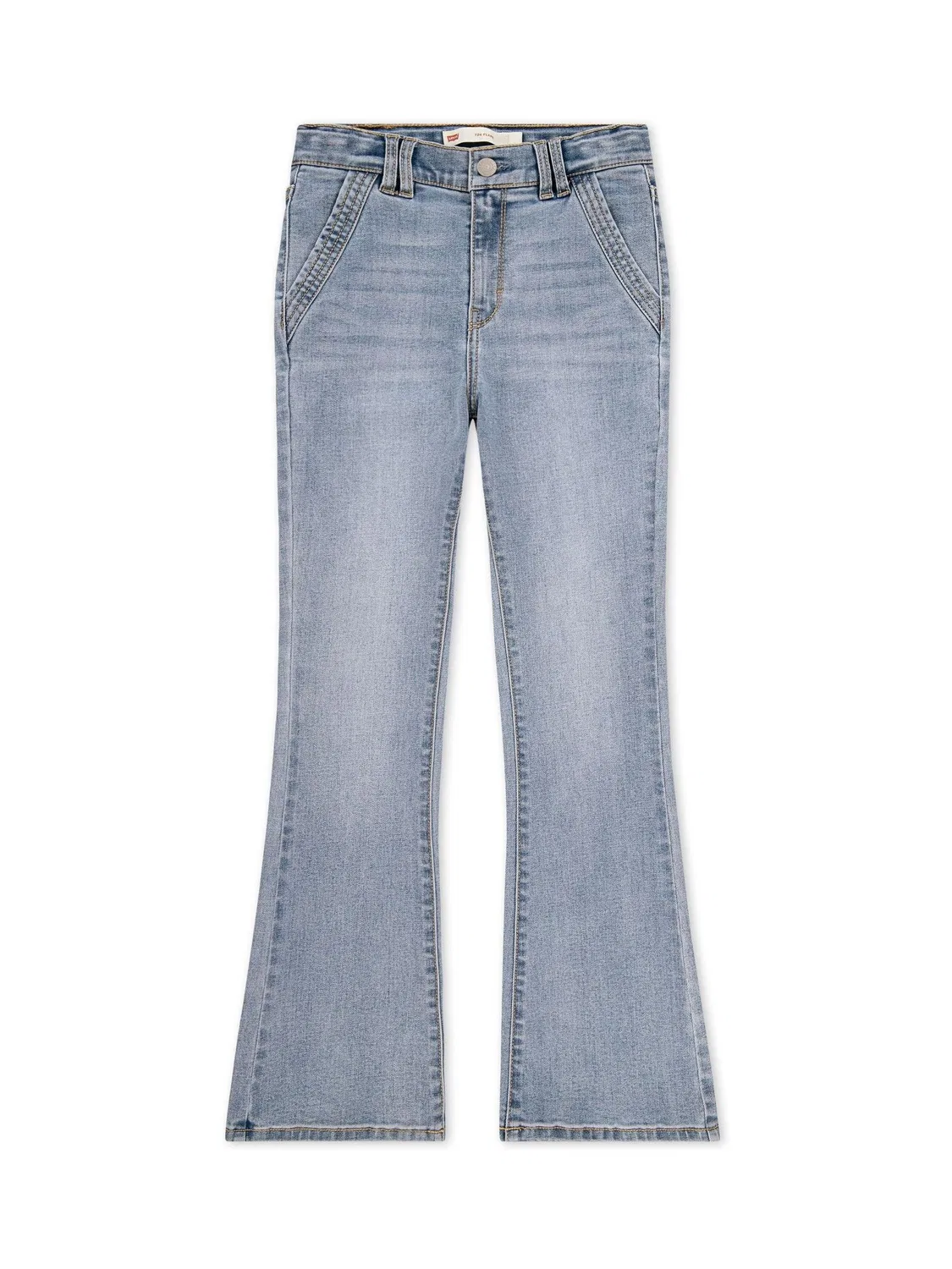 Джинсы High Rise Flare Pocket Detail Levi's, синие — фото 4