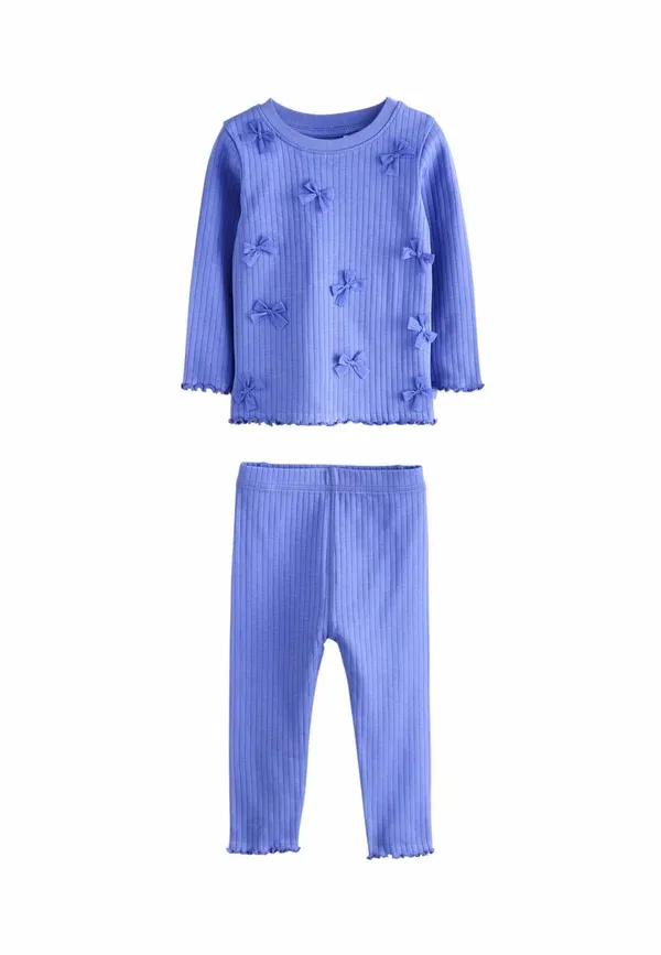 Комплект пижамы из хлопка Pyjama set, Next bows, синий — фото 2