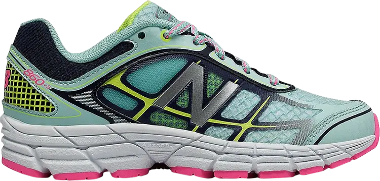 Кроссовки New Balance 860v5 Wide Kids 'Blue Pink', синий — фото 2