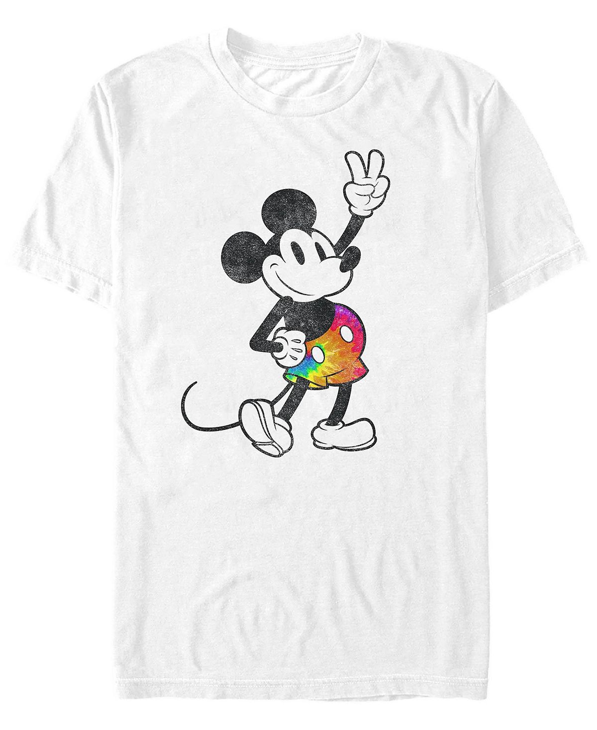 

Мужская футболка с круглым вырезом и короткими рукавами tie dye mickey Fifth Sun, белый