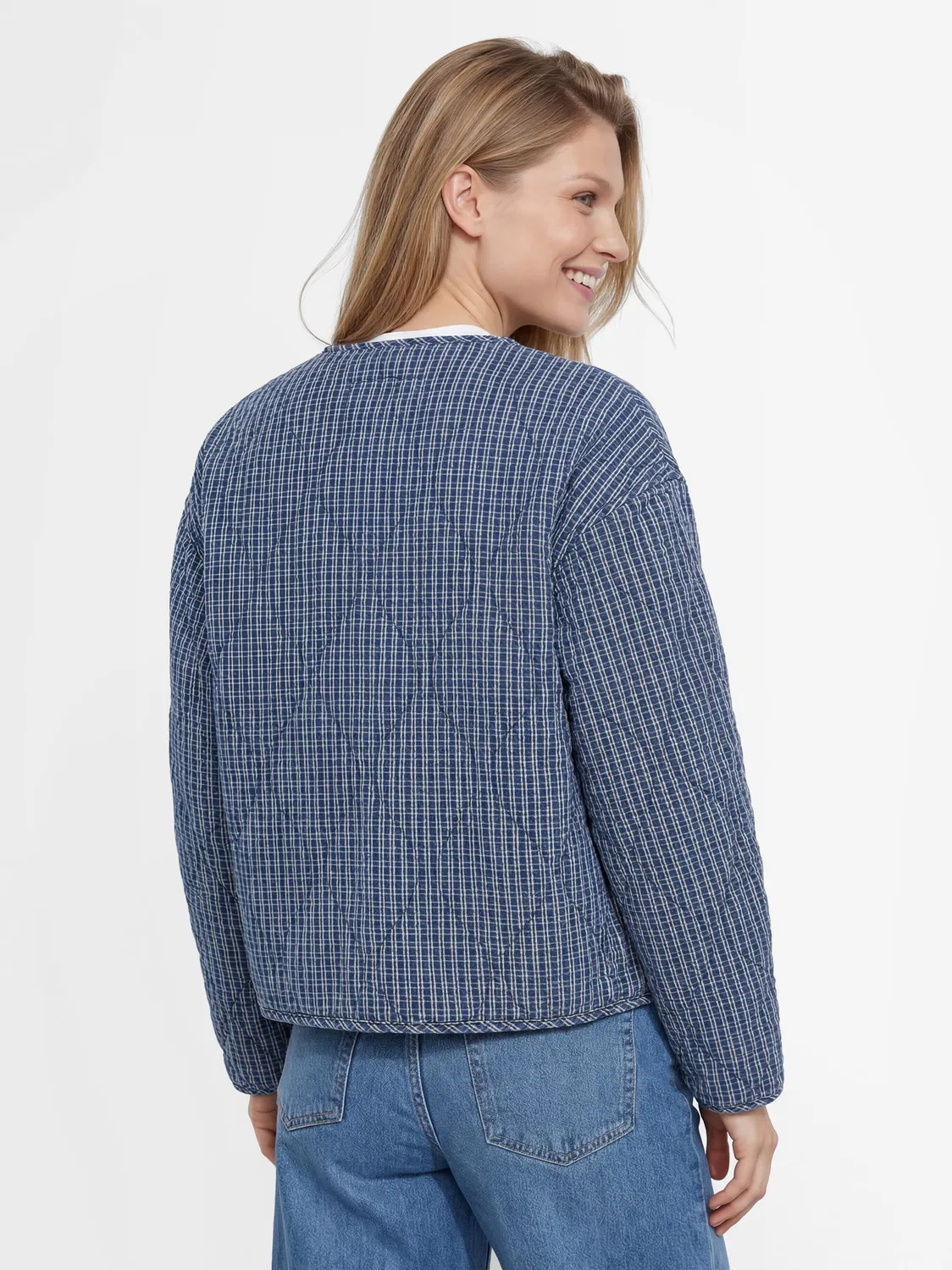 Женская стеганая куртка Relaxed Fit Levi's, Indigo White