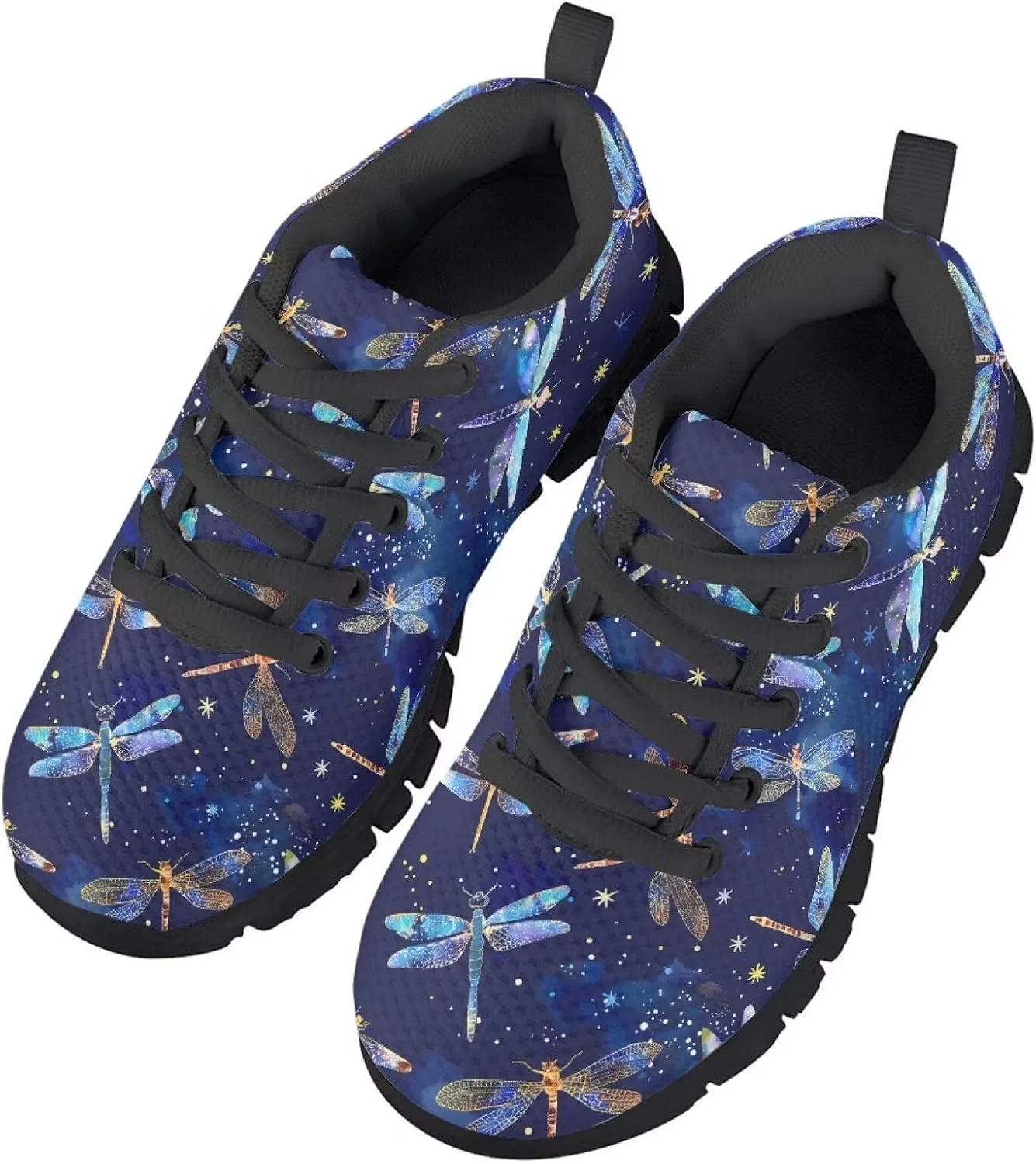 Детские кроссовки для бега с дышащим верхом Biyejit, Dragonfly Print — фото 3