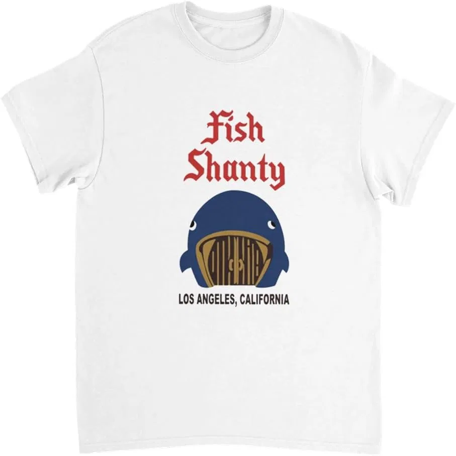 Футболка с логотипом Fish Shanty Los Angeles, White