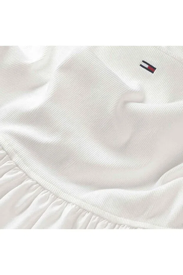 Женское платье повседневное с коротким рукавом Tommy Hilfiger, White1 — фото 2