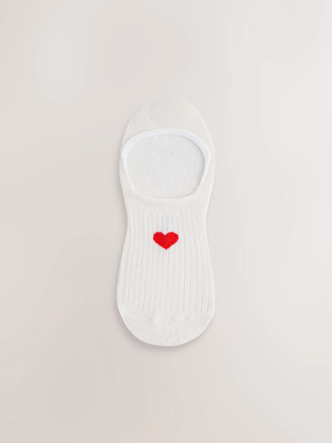 Носки Next Ankle Socks Heart белого цвета — фото 4