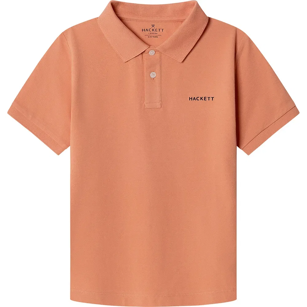 Поло с коротким рукавом Trim Island Hackett, оранжевый
