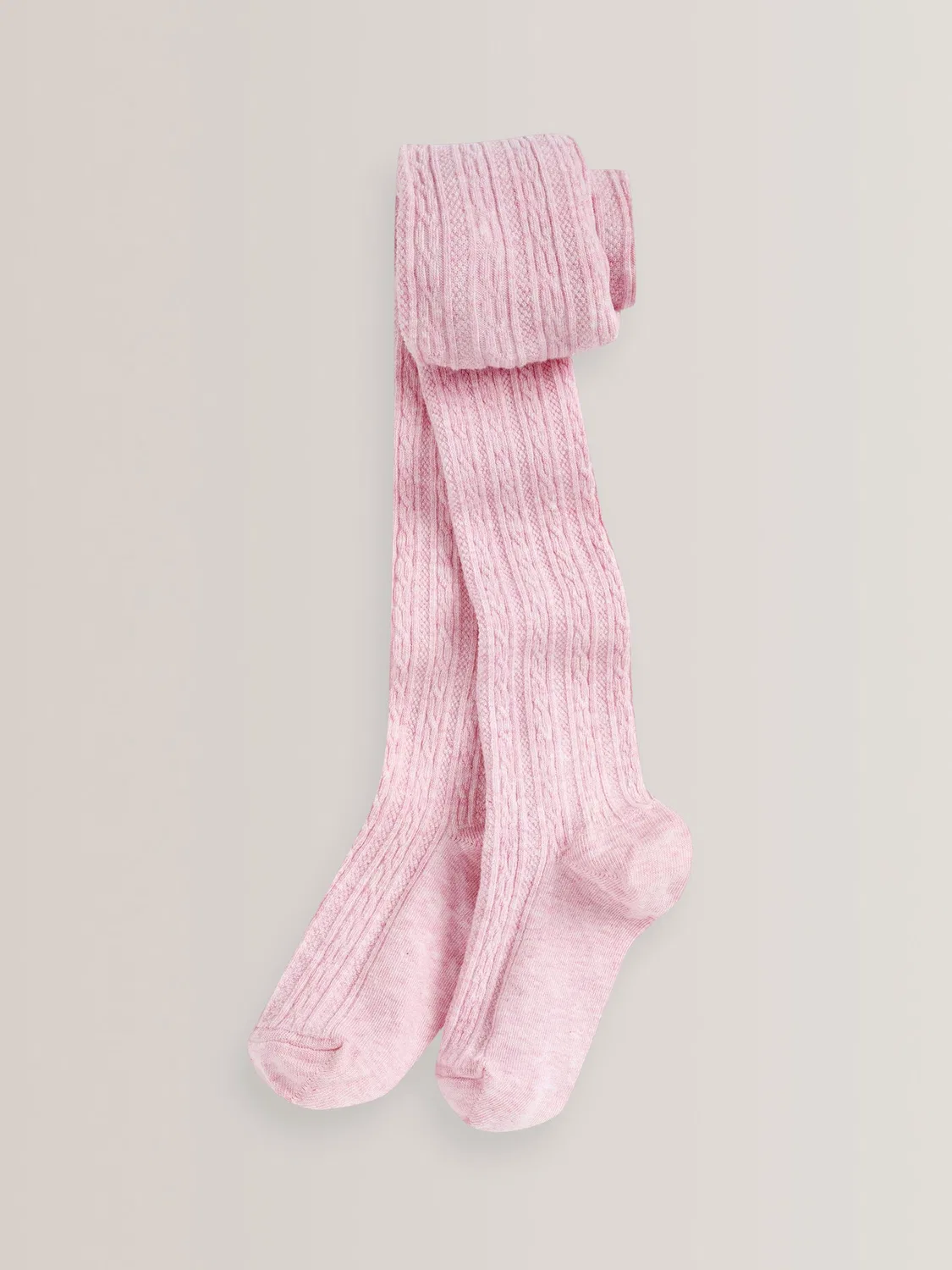 Колготки кабельной вязки, Light Pink Next, светло-розовые