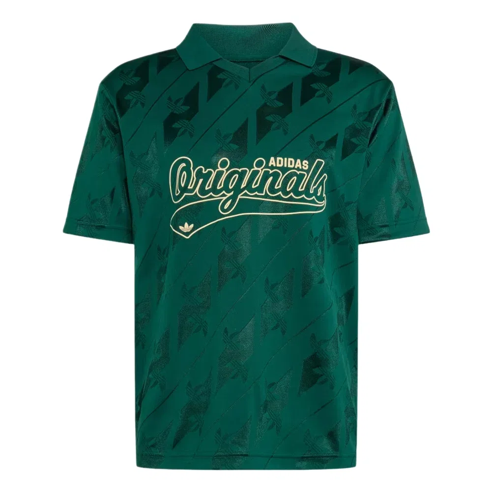 Мужская футболка Jacquard Jersey Collegiate Green Adidas, зеленый
