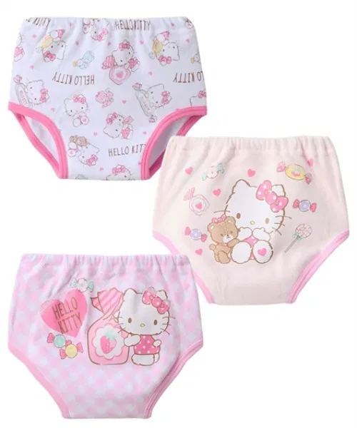 Детские тренировочные трусики 3-слойные для девочек, комплект из 3 шт Sanrio, Другой