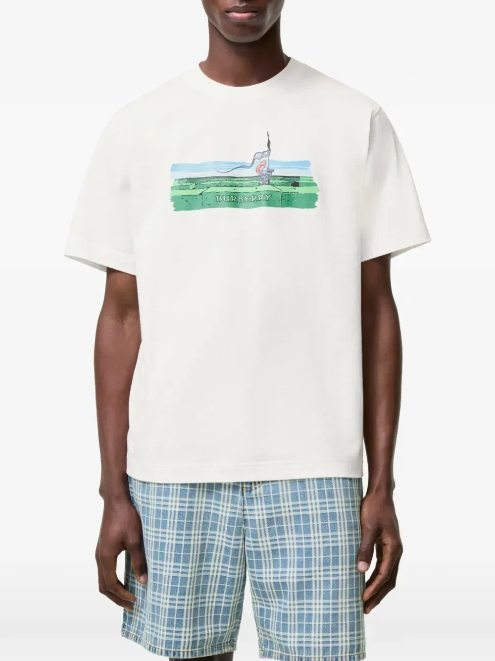 Футболка Maze Burberry, белый — фото 2