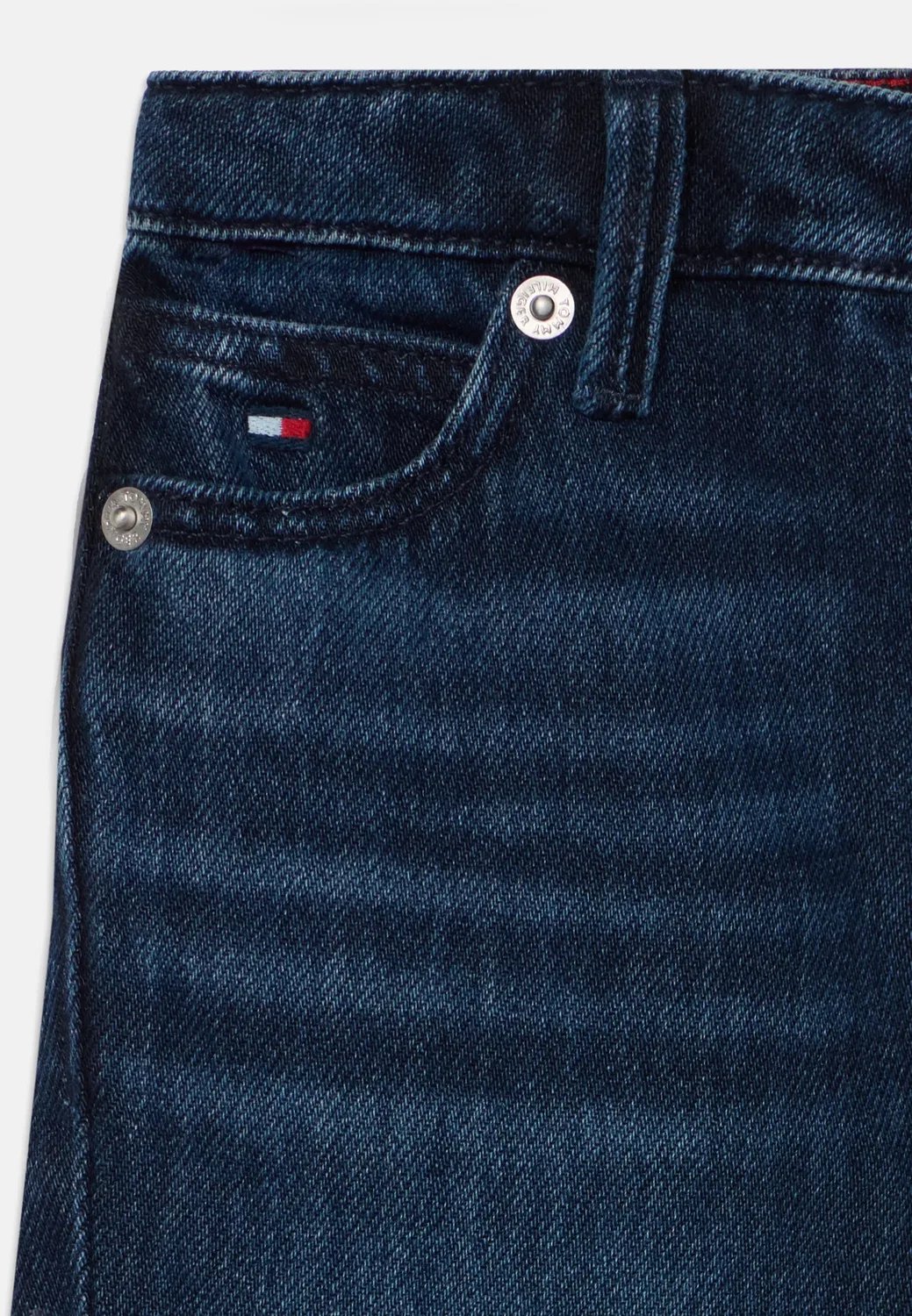 Прямые сине-черные прямые джинсы Tommy Hilfiger, Blueblack — фото 4