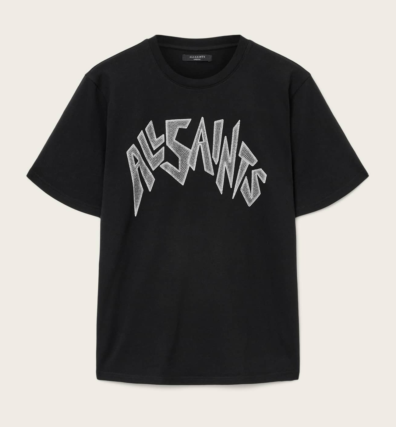 

Футболка AllSaints Zinc Boyfriend, черный