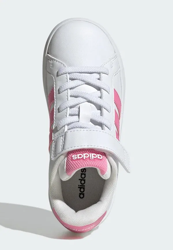 Детские туфельки Adidas Sportswear, белый/розовый — фото 3