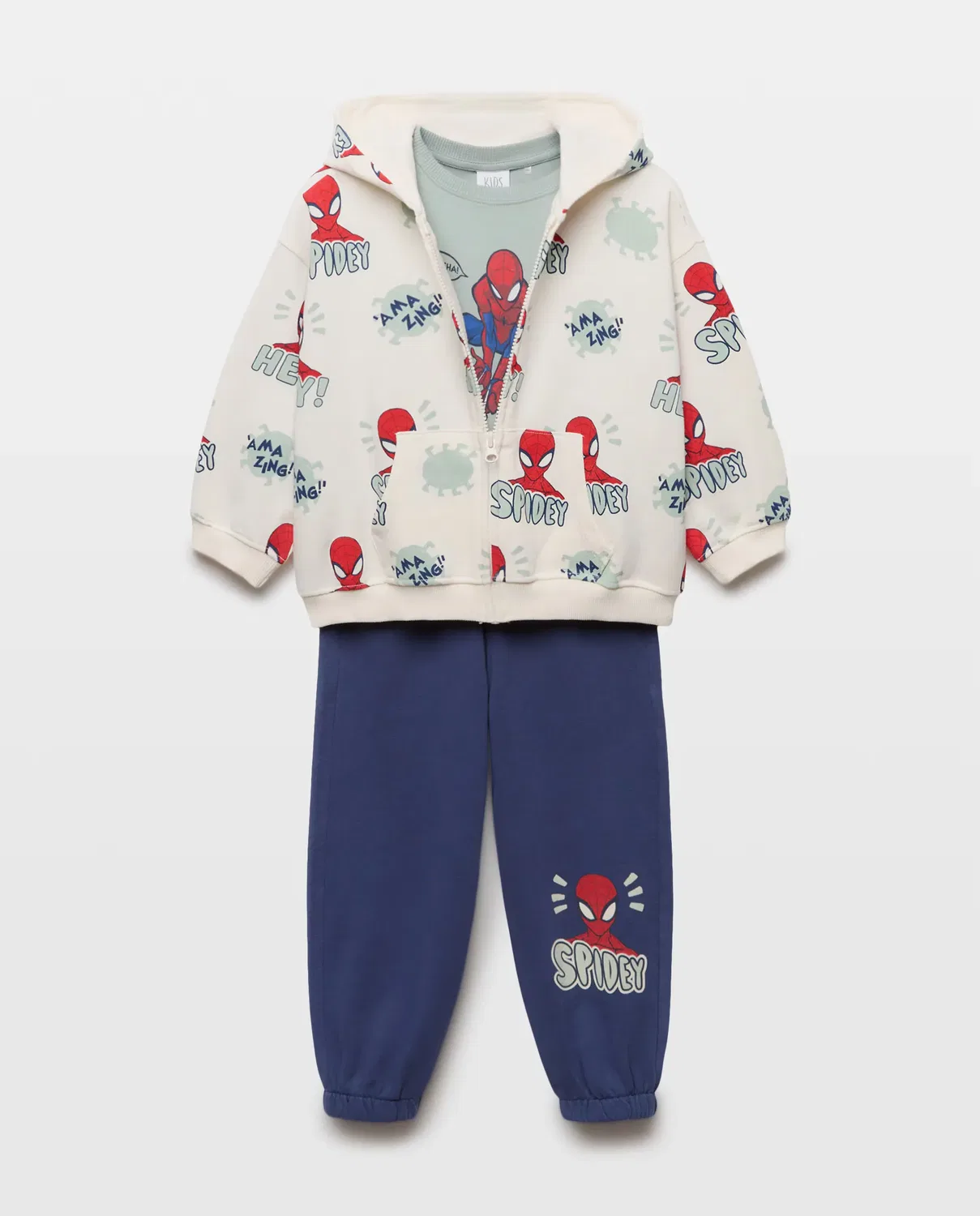 Детский комплект для мальчиков с принтом Spiderman Kids El Corte Inglés, Multicolor — фото 4