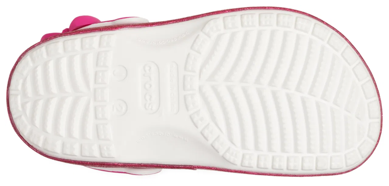Детские клоги для девочек с вентиляционными отверстиями LOL Surprise Diva Classic Clogs Crocs, черный/белый/розовый — фото 4