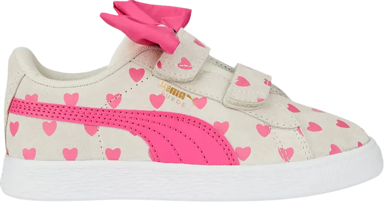 

Кроссовки Puma Suede Classic Re-Bow Little Kid Hearts - Pristine, кремовый, Бежевый, Кроссовки Puma Suede Classic Re-Bow Little Kid Hearts - Pristine, кремовый