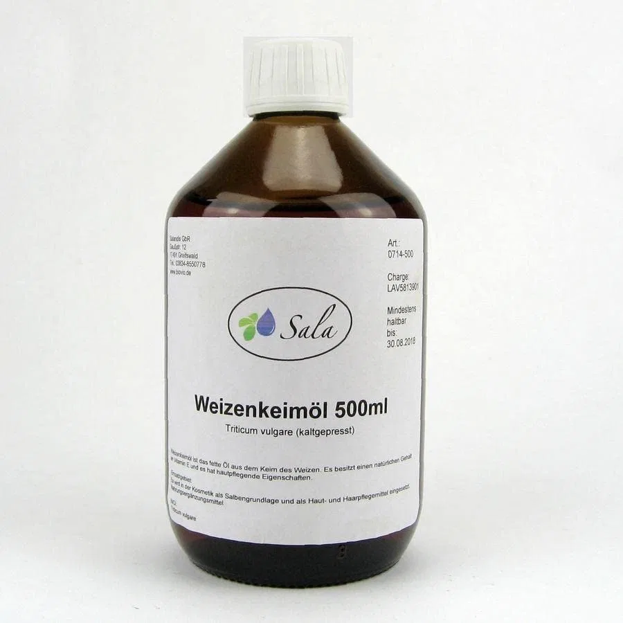 Масло для кожи и волос Wheat Germ Oil, Sala, 500 мл