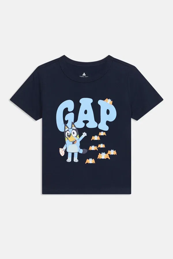 Футболка унисекс с принтом Gap, темно-синий
