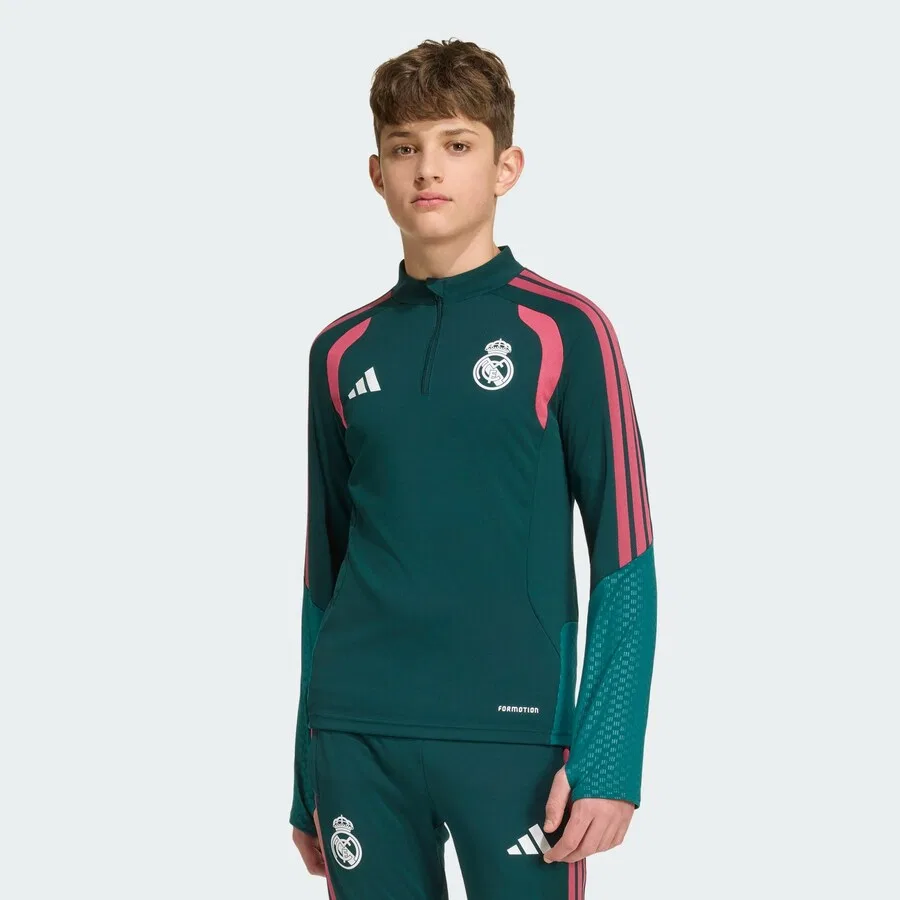 Футболка ADIDAS PERFORMANCE Performance Shirt 'Real Madrid 26/27 Tiro26 Competition' темно-зеленого цвета — фото 2