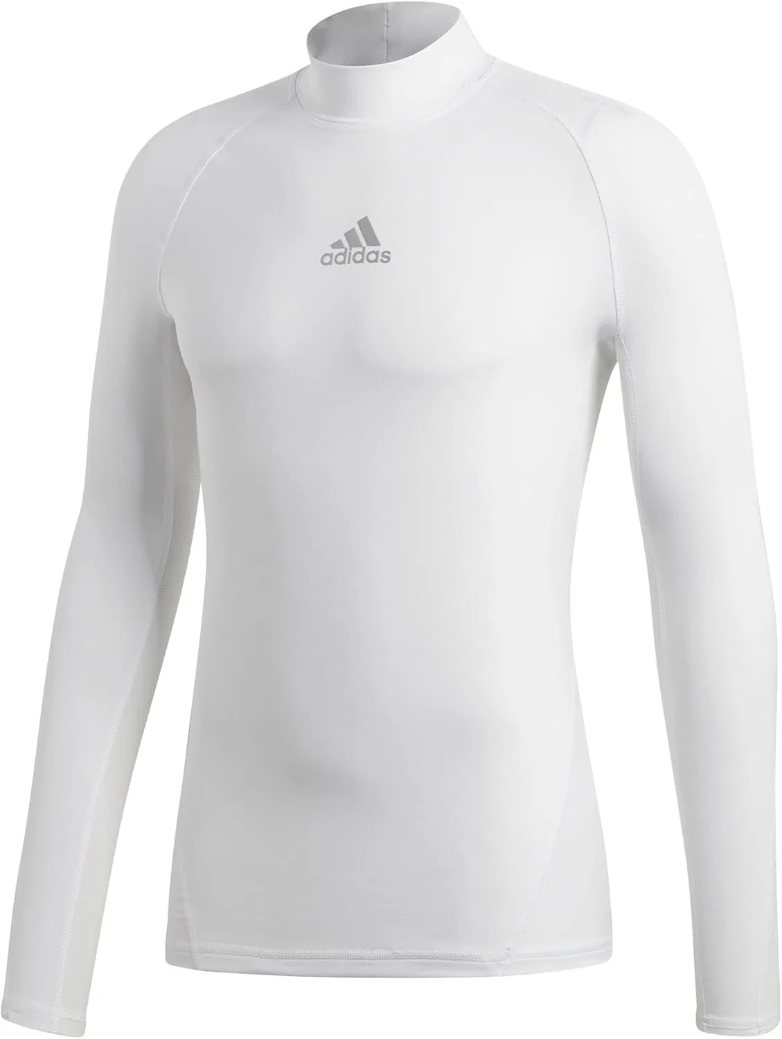 Мужская компрессионная футболка Alphaskin Sport Long Sleeve Climawarm adidas, White