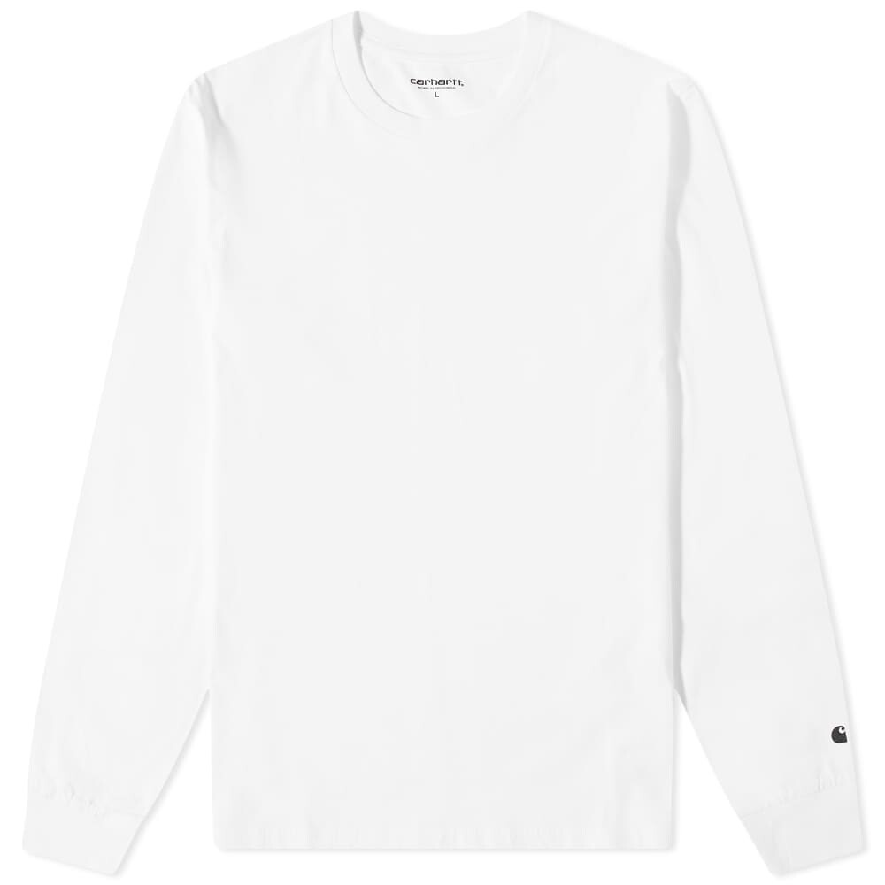 

Футболка Carhartt WIP Long Sleeve Base Tee, Белый, Футболка Carhartt WIP Long Sleeve Base Tee