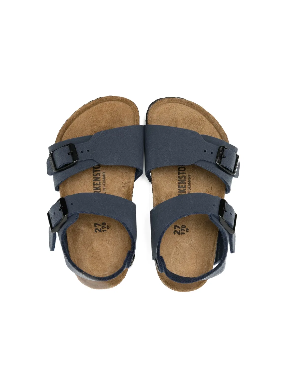 Детские сандалии Milano кожаные Birkenstock, синий — фото 2