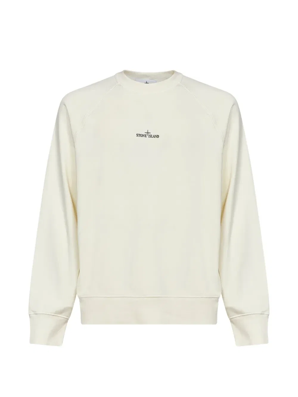 Свитер большого размера из флиса с логотипом-компасом Stone Island, бежевый