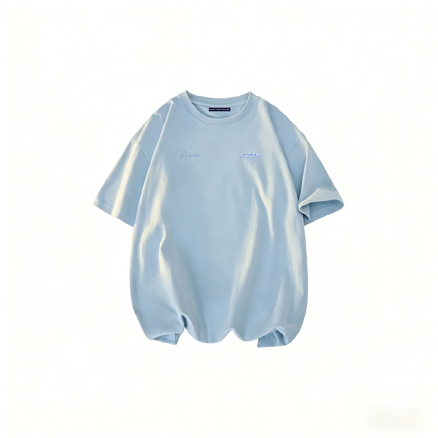Детская футболка унисекс с круглым вырезом и прямым кроем, Light Blue, Paul Costelloe