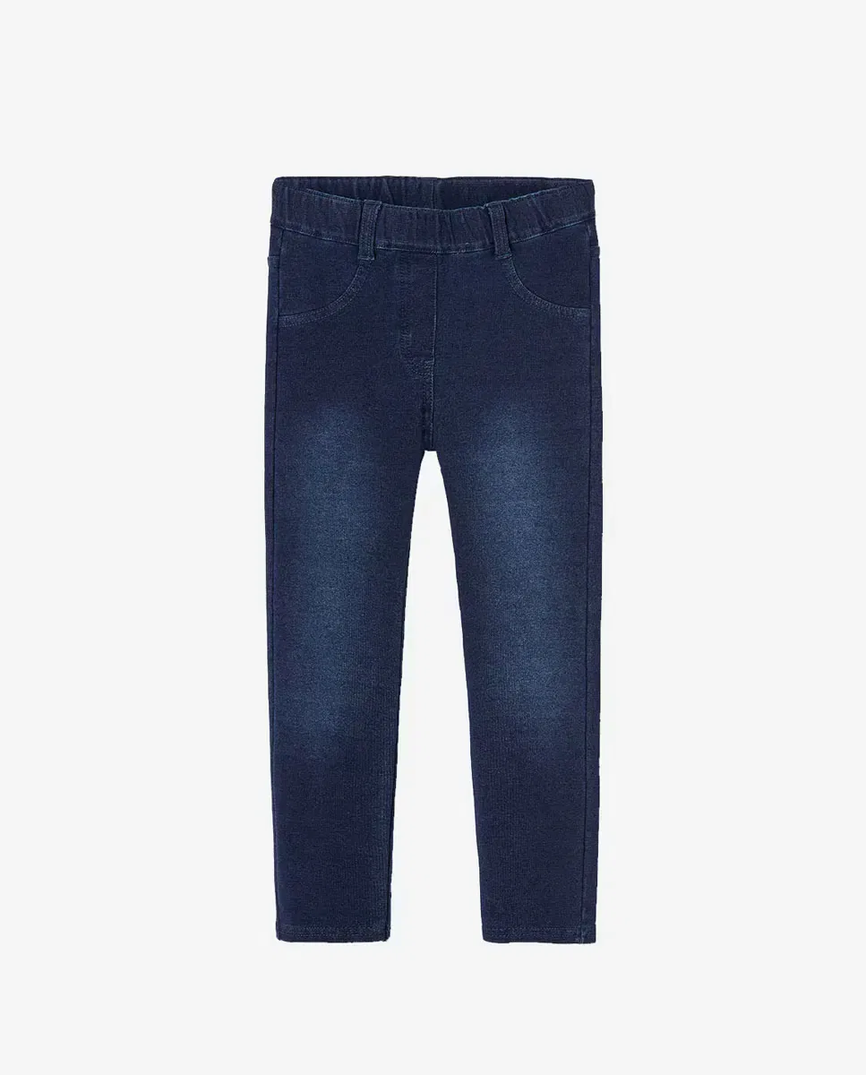 Детские джинсы для девочек с завышенной талией Boboli, Azul Denim