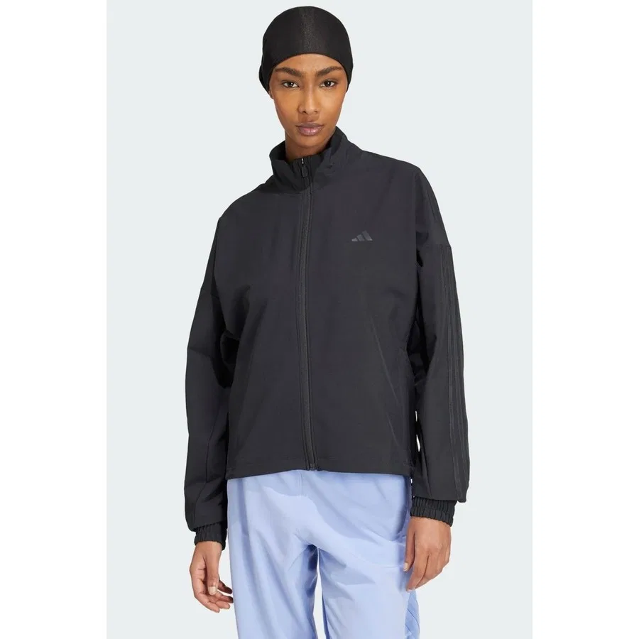 Женская ветровка adidas PACER W JACKET, Черный