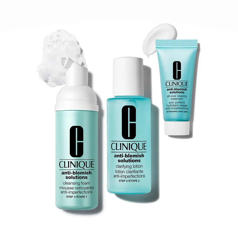 Набор косметики Anti-Blemish Solutions 3-Step Skin Care System Clinique — фото 2