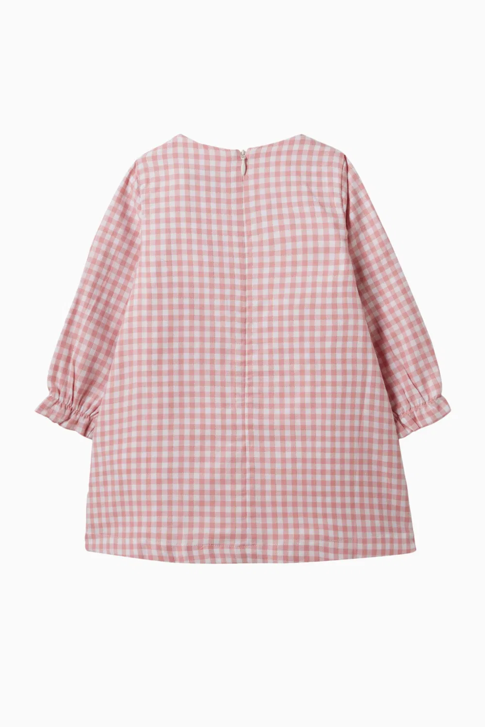 Платье с принтом в клетку Gingham Smock Dress Tartine et Chocolat — фото 2