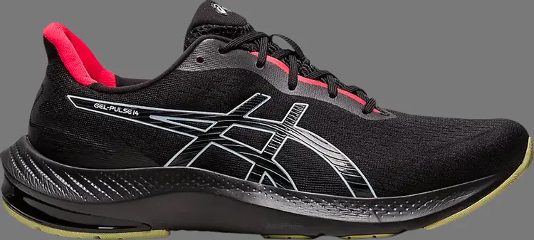 

Кроссовки gel pulse 14 'black electric red' Asics, черный