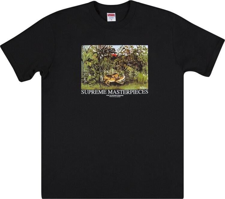 

Футболка Supreme Masterpieces Tee 'Black', черный