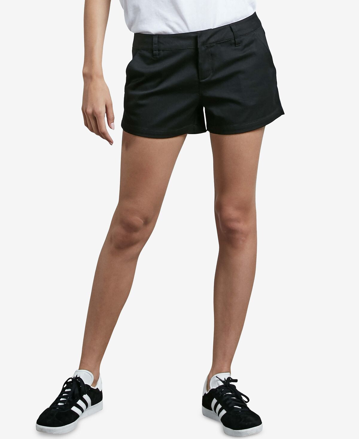 

Шорты frochickie с низкой посадкой для юниоров Volcom, черный