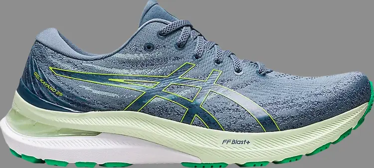 

Кроссовки gel kayano 29 'steel blue lime zest' Asics, синий