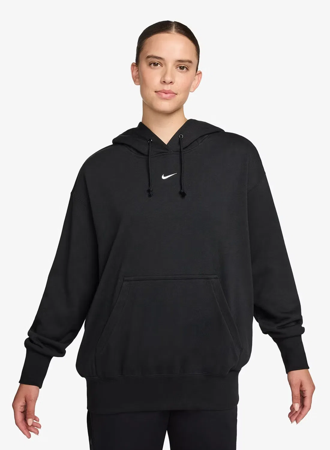 Худи оверсайз с капюшоном Phoenix Nike, черный