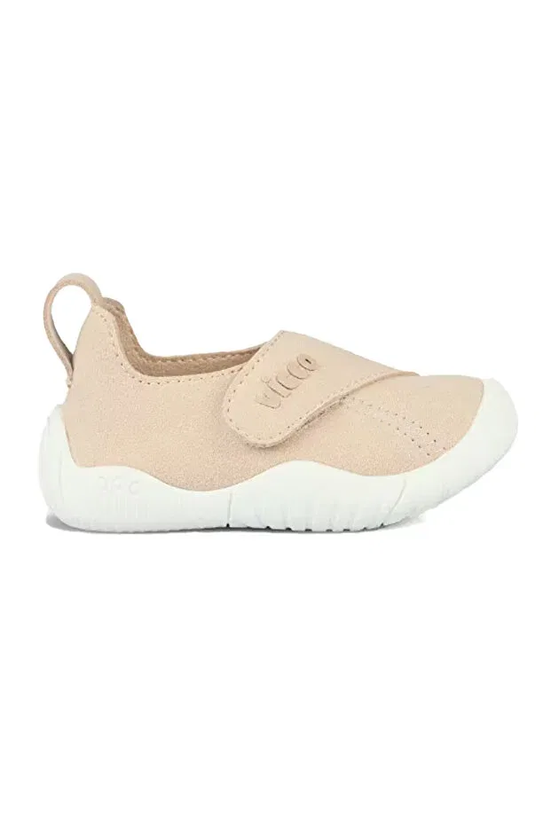 Детские кроссовки для девочек на липучке Vicco, Beige