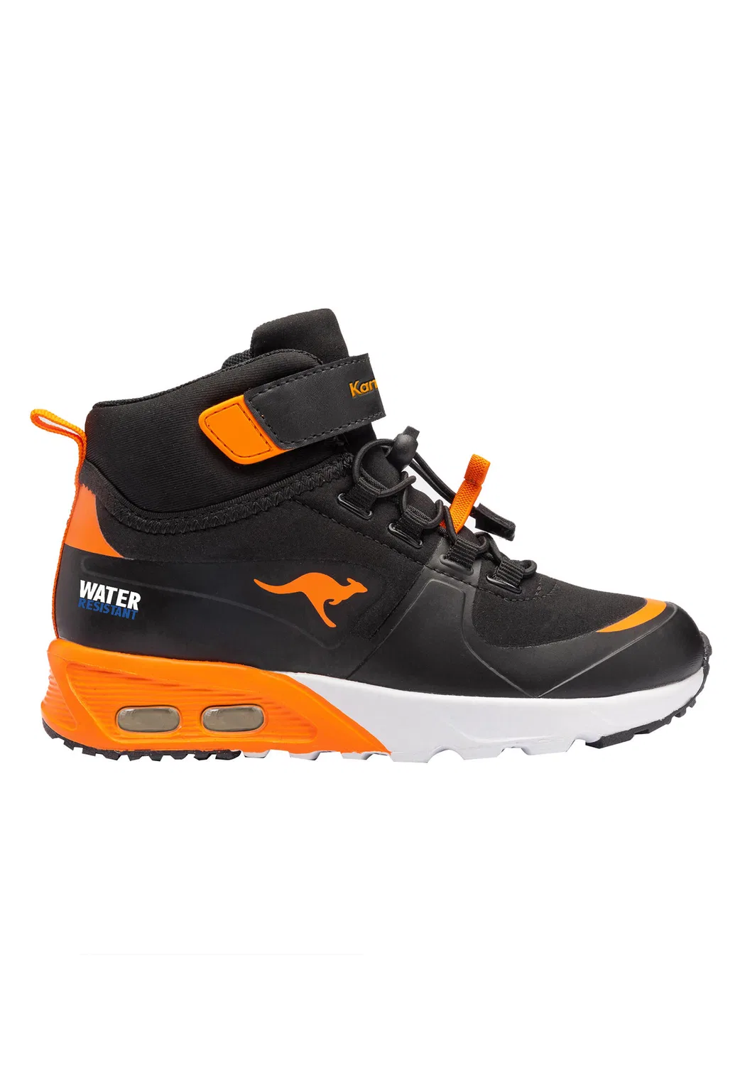 Детские водонепроницаемые кроссовки KX-Hydro High-Top Kangaroos, Schwarz Orange — фото 2