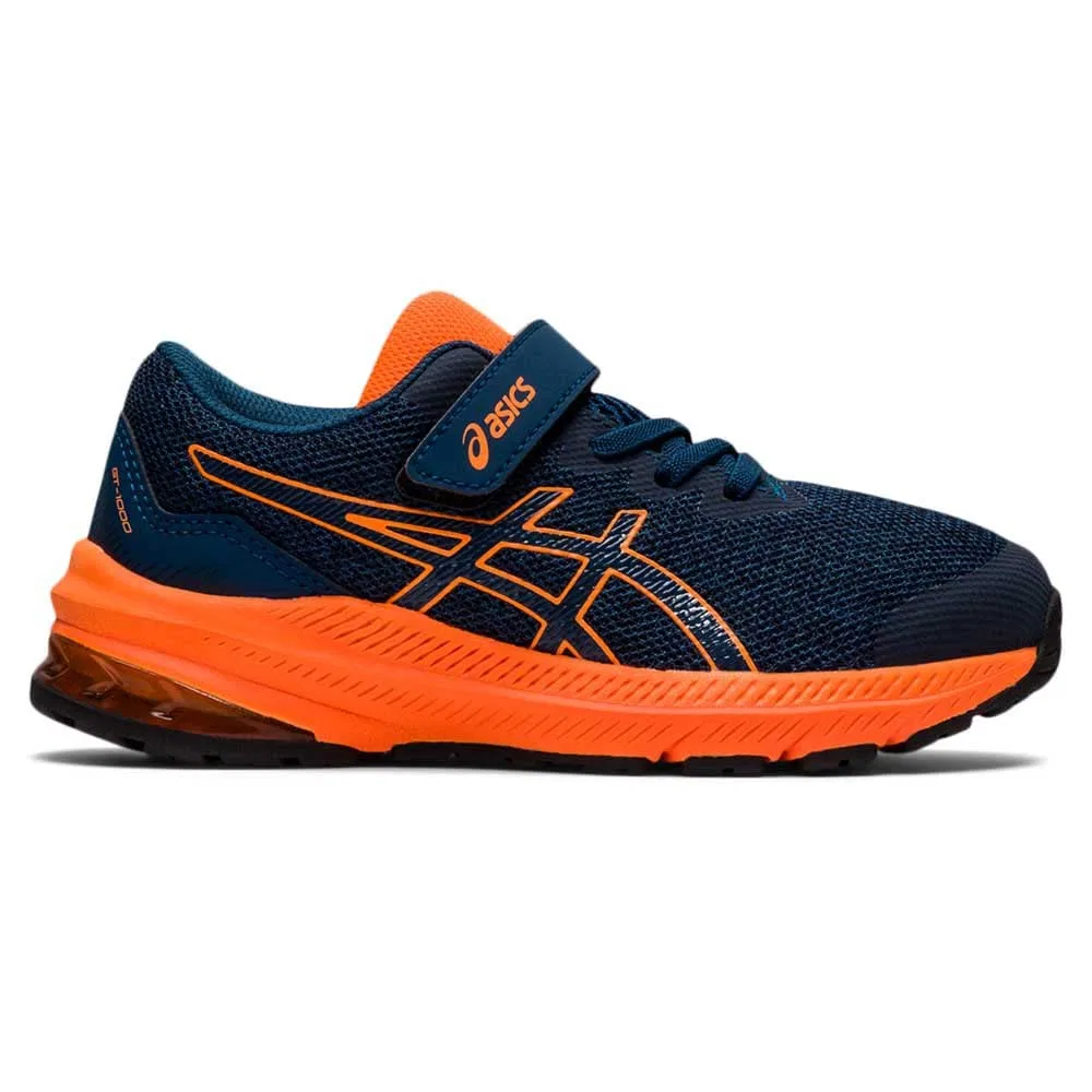 Детские кроссовки для мальчиков с GEL-амортизацией Gt-1000 11 PS ASICS, French Blue French Blue — фото 2