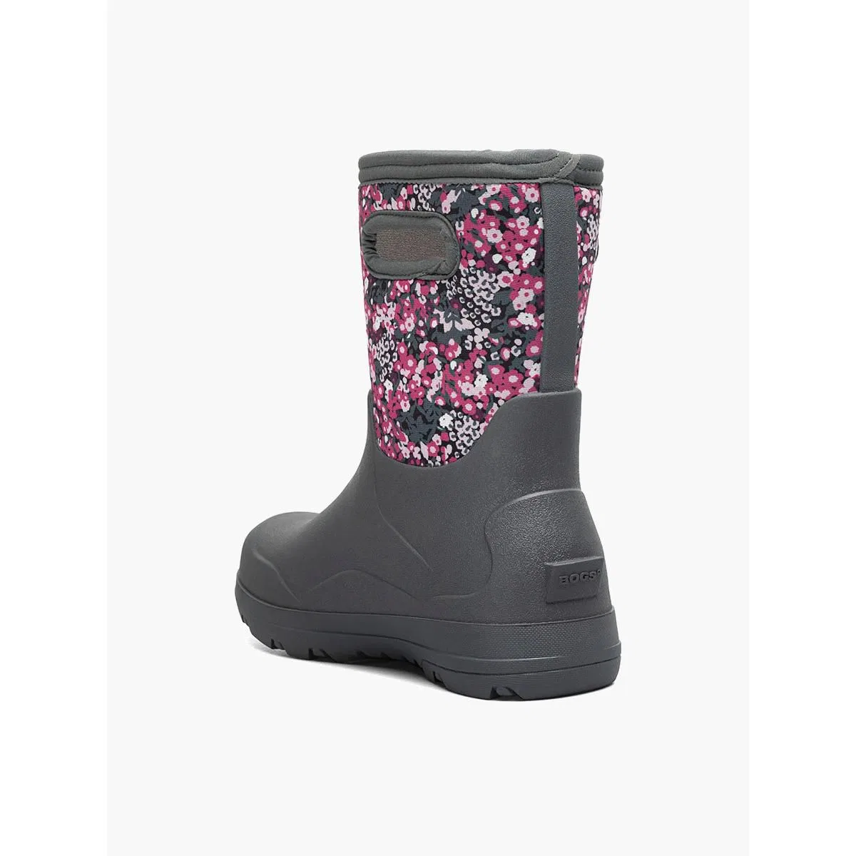 Детские ботинки для девочек водонепроницаемые York Seamless Impressionist Floral Bogs, Gray Multi — фото 3