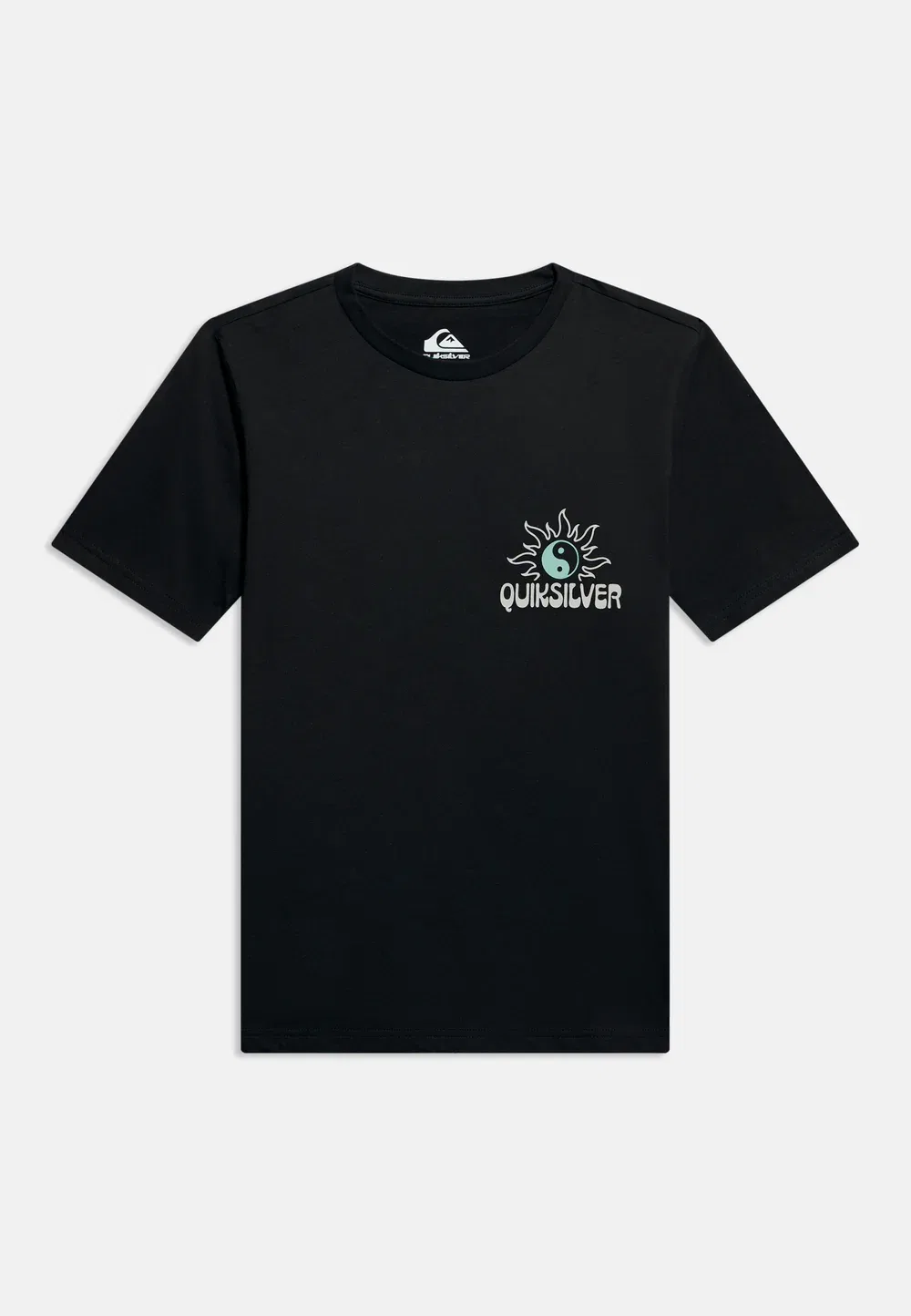 Fusion - футболка с принтом Quiksilver, Black — фото 3