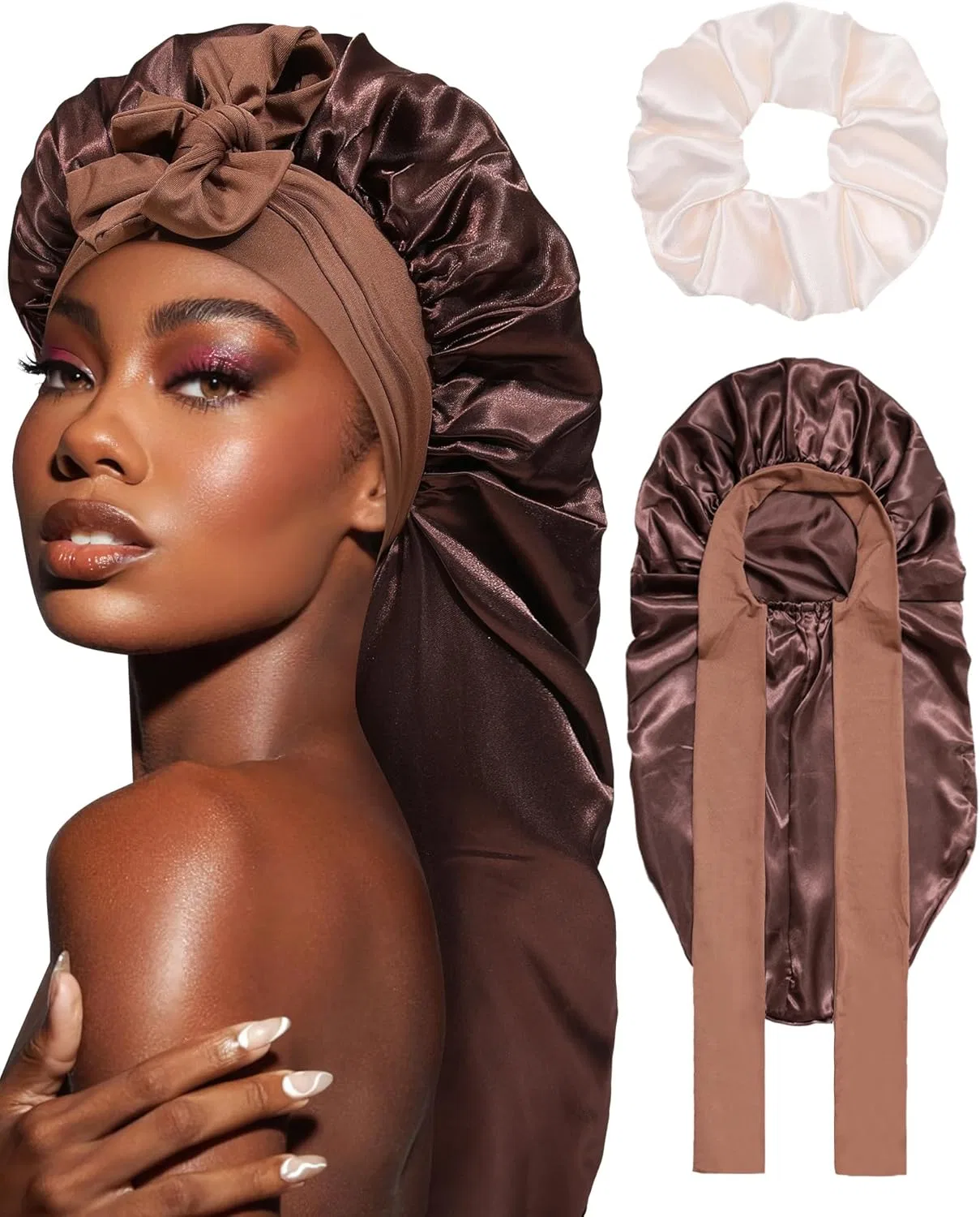 Шапочка для душа из сатина, Ufgin, dark brown