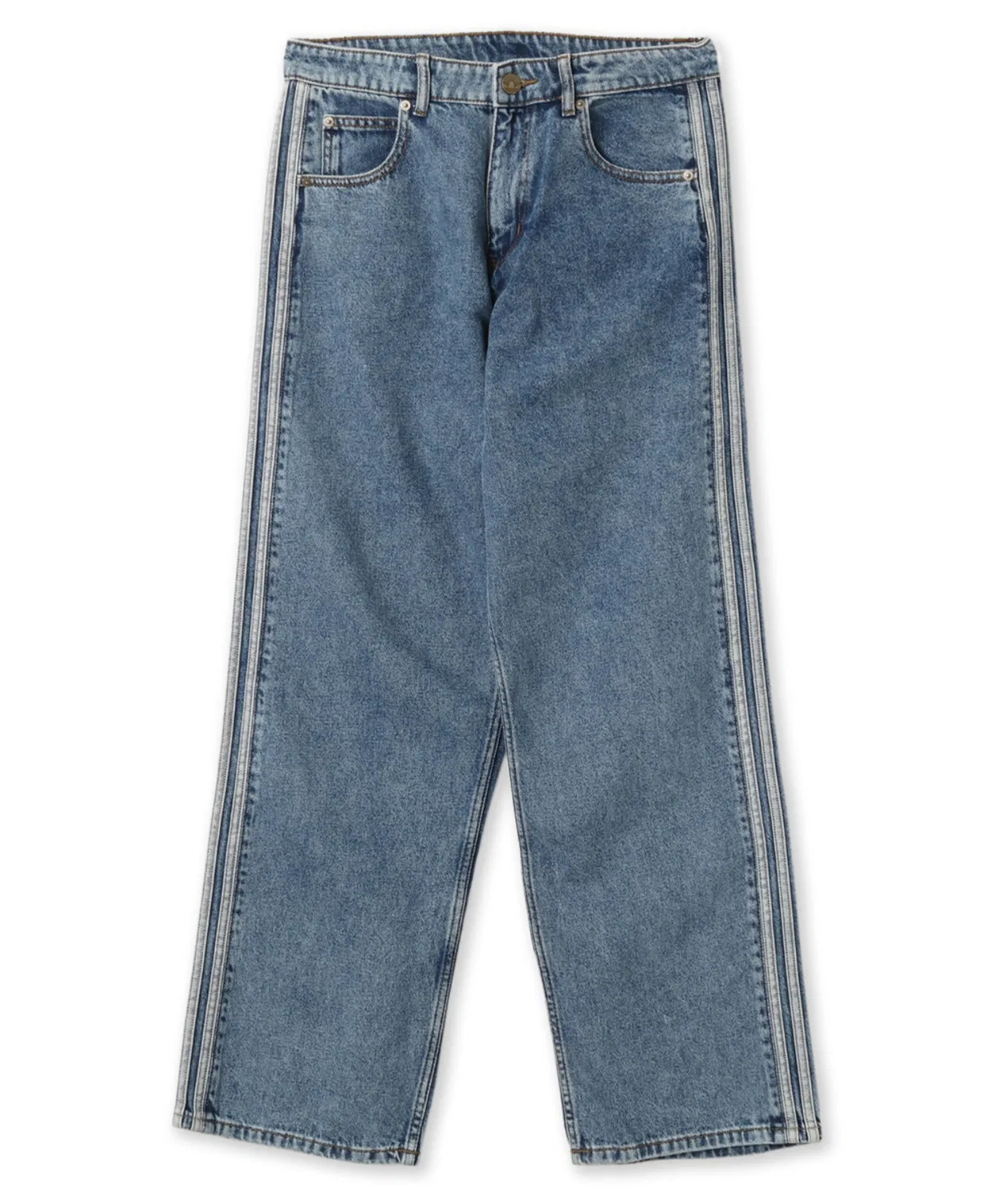 Мужские джинсы прямого кроя Firebird Adicolor Light Wash, Adidas, Light Indigo Blue