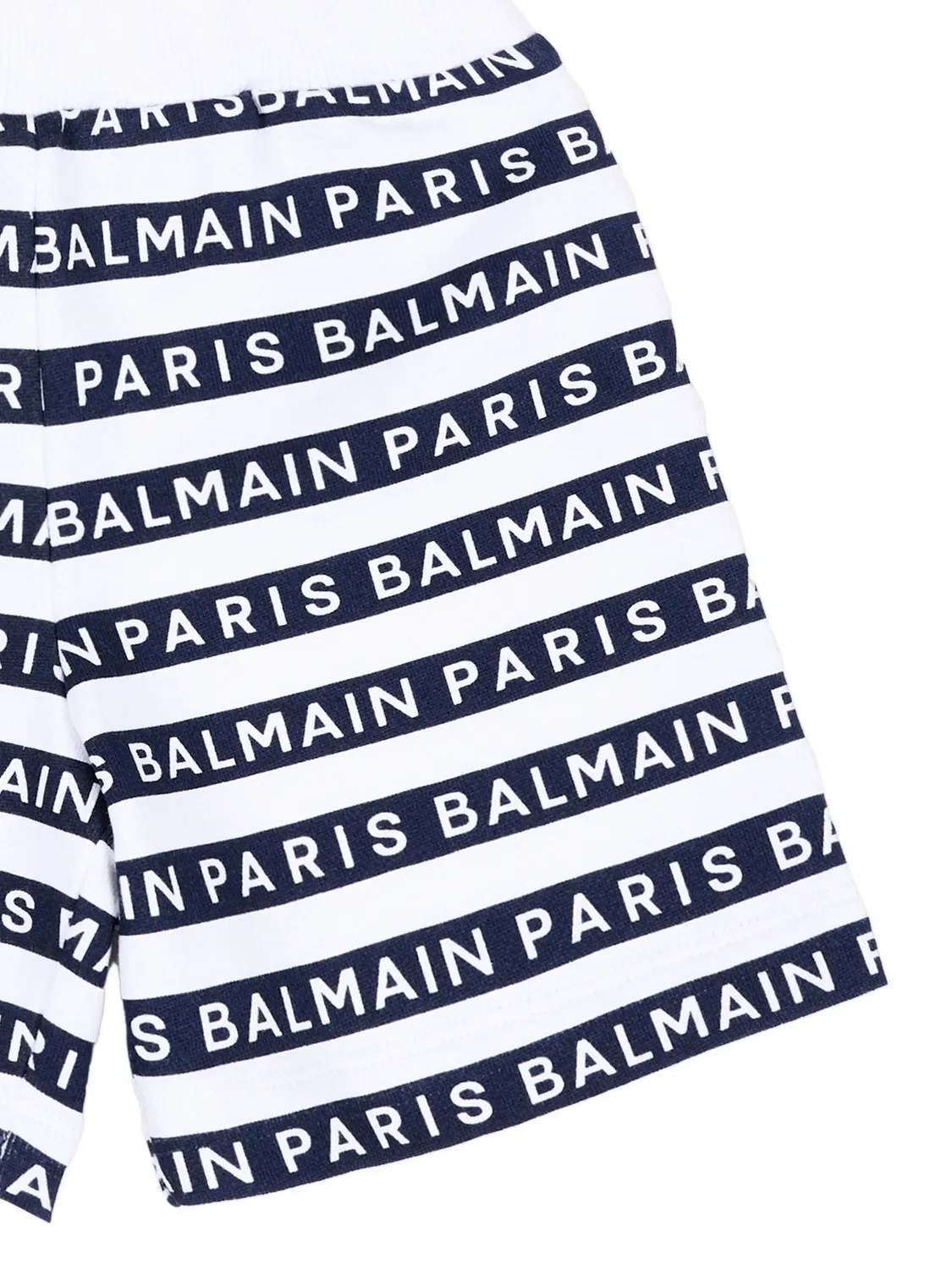 Шорты хлопковые белые Balmain, белый — фото 3