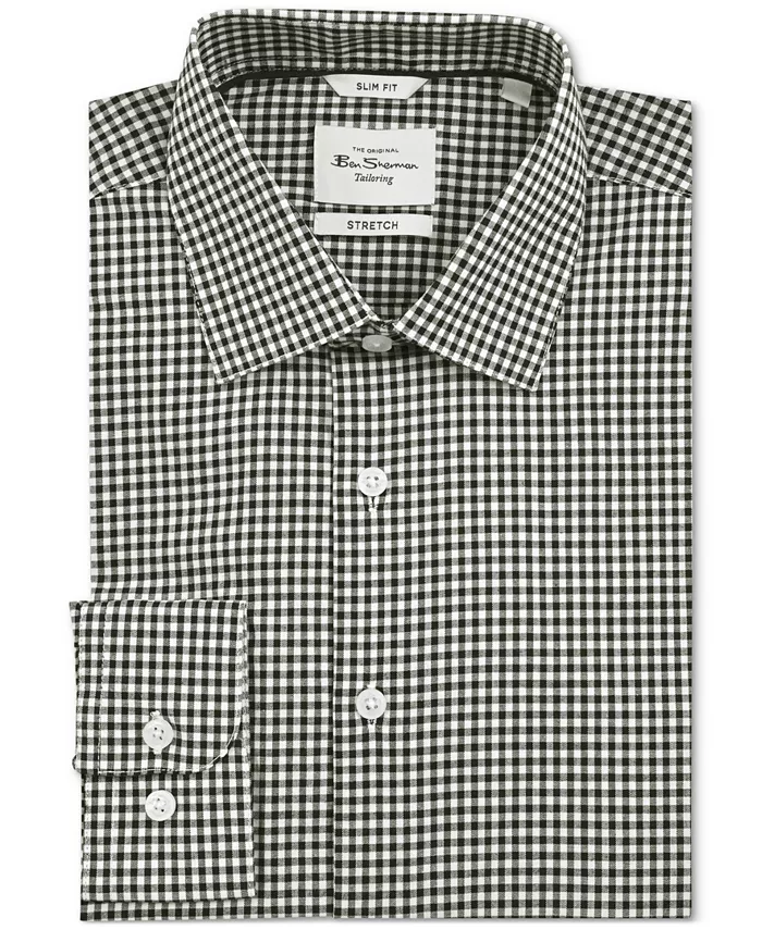 

Мужская рубашка Gingham приталенного кроя Ben Sherman, мультиколор