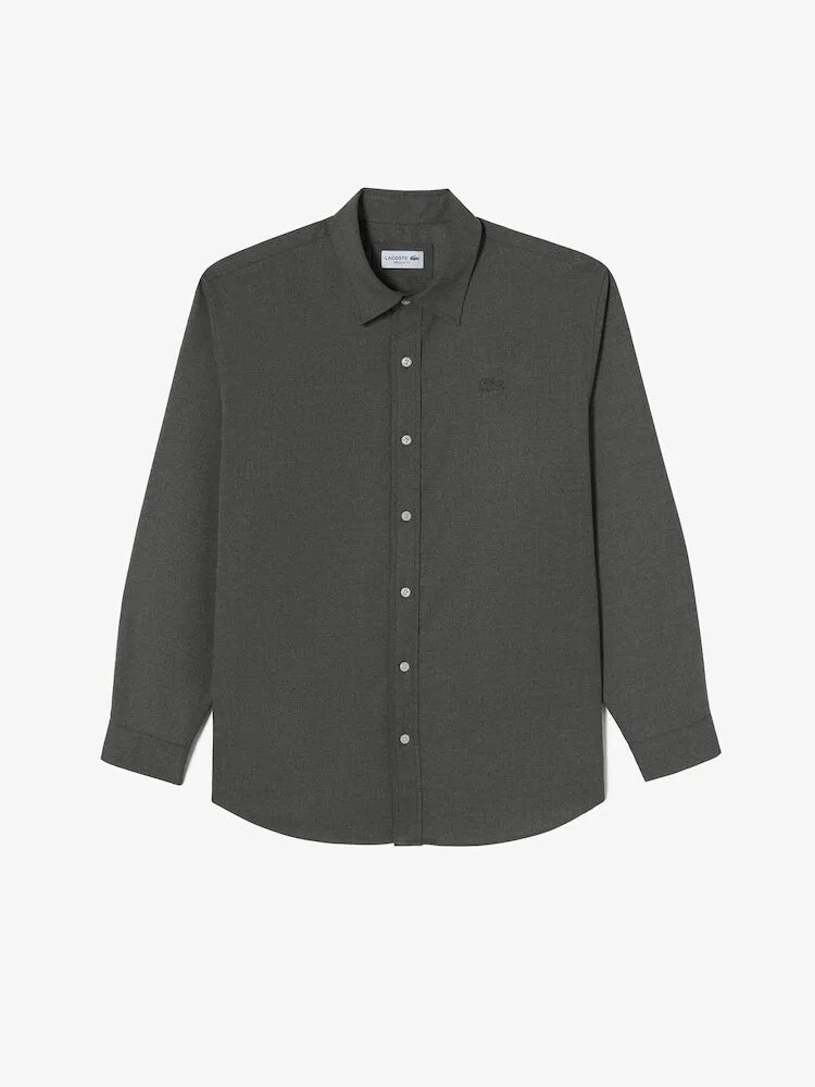 Рубашка с длинным рукавом фланелевая LACOSTE — фото 4